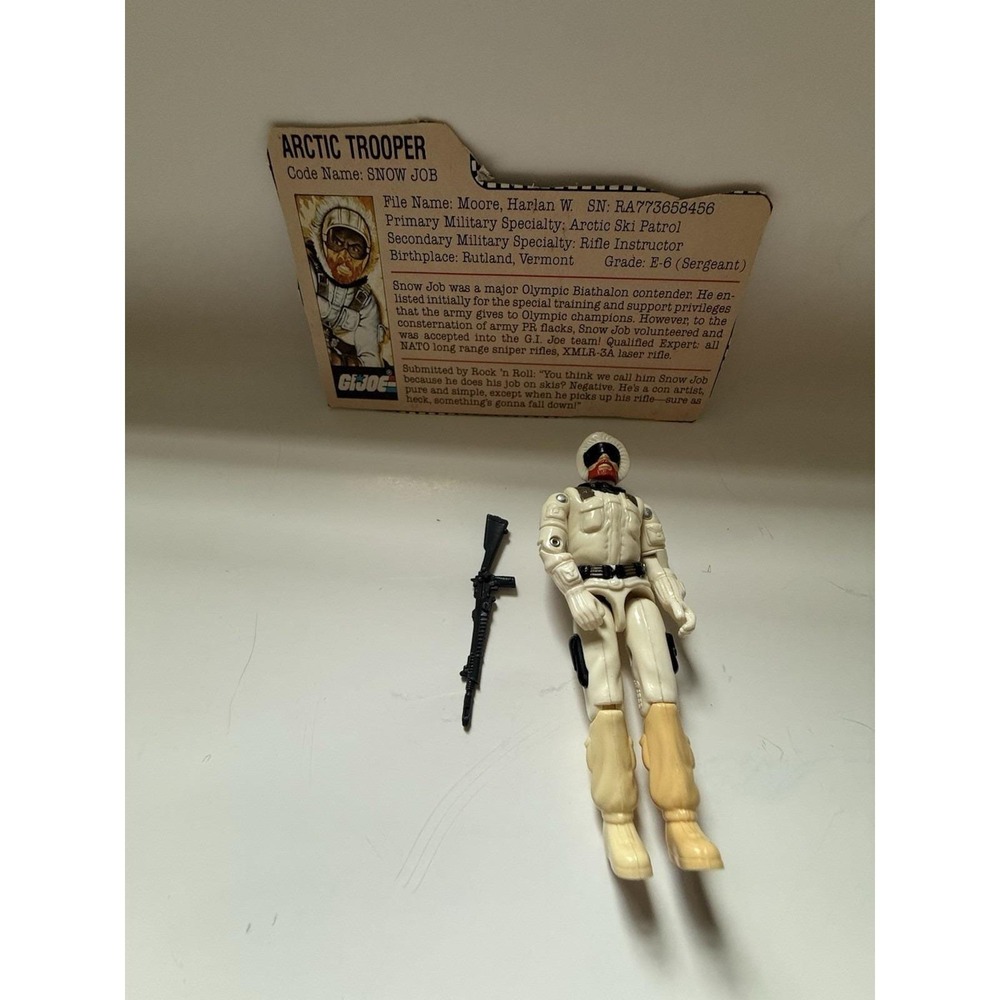 Vintage 1983 GI Joe Snow Job ARAH Action Figure